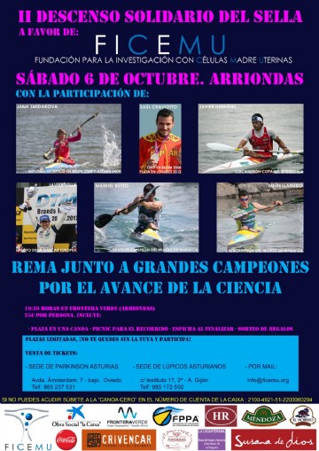 Crivencar colabora con el Descenso Solidario del Sella de la FICEMU