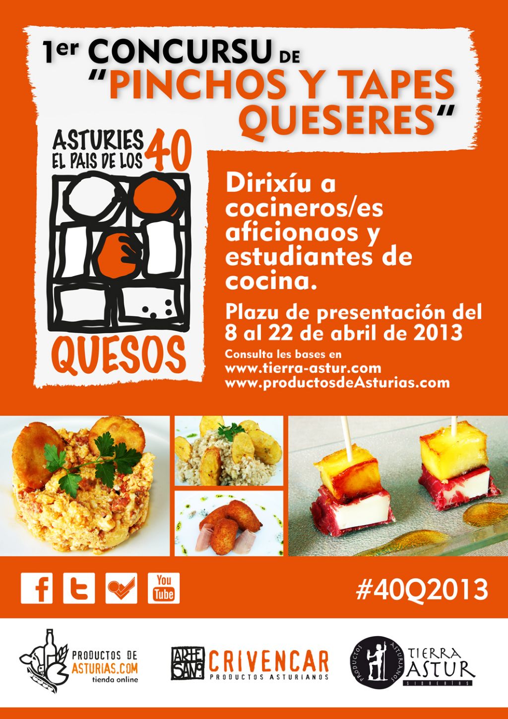Crivencar selecciona hoy los seis finalistas del I Concursu de `Pinchos y Tapes Queseres`