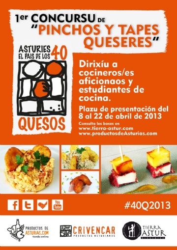 Crivencar selecciona hoy los seis finalistas del I Concursu de `Pinchos y Tapes Queseres`