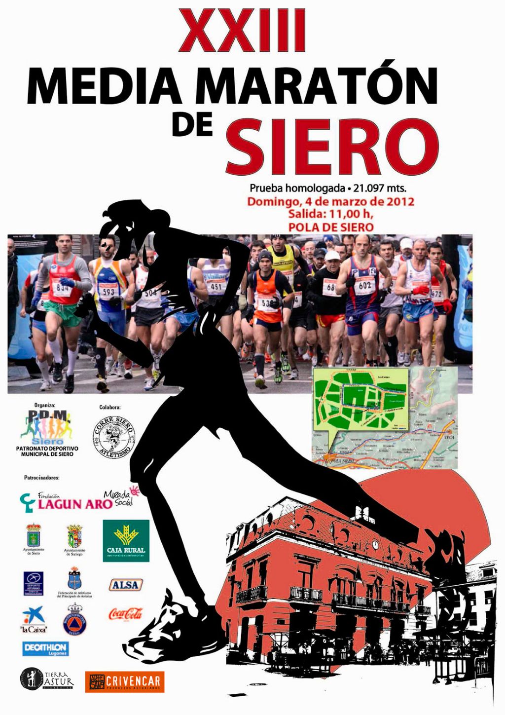 Crivencar patrocina la XXIII Media Maratón de Siero